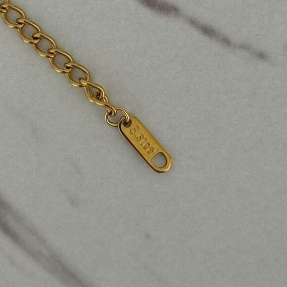 Sku:0359 gold bracelet moon sun star made of stainless steel + in a gift box - Picture 5 of 8